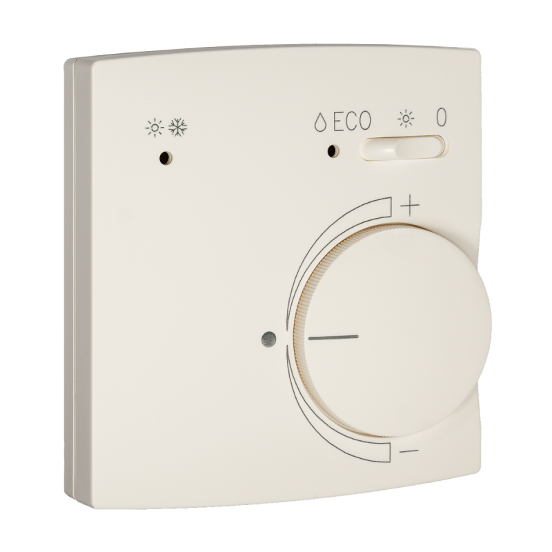 Raumtemperaturregler zum Heizen und Kühlen - Aufputz-Variante